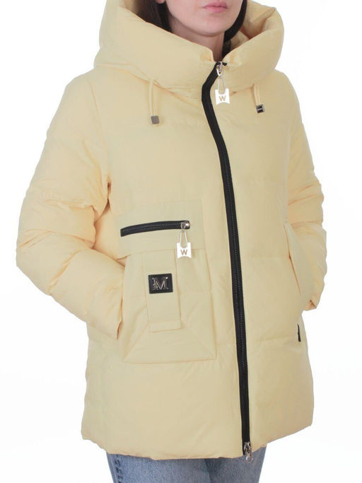 M-M07 YELLOW Куртка зимняя женская (150 гр. холлофайбер)