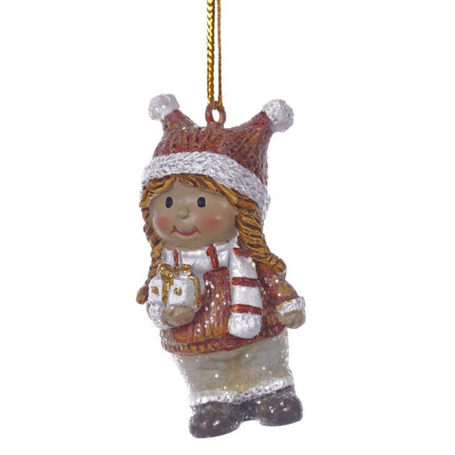 Фигурка декоративная подвесная "Дети", L3 W2,5 H6,5 см, 2в.