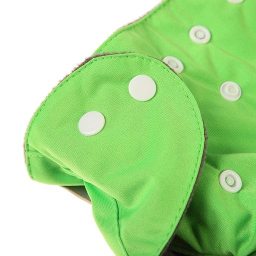 Трусики-подгузник, многоразовый, угольно-бамбуковая ткань, цвет зеленый, от 0-36 мес. - Крошка я фото 5