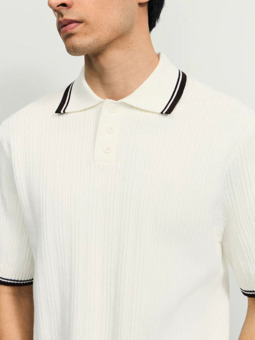 Джемпер поло фактурной вязки / Zarina фото 6