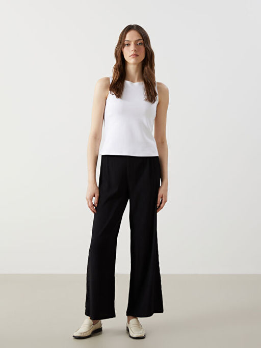 Beli Lastikli Geni? Pa?a Kad?n Pantolon