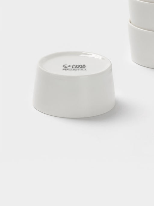 Соусники Magistro White Snow, набор 4 шт., 150 мл, фарфор, белые  фото 5