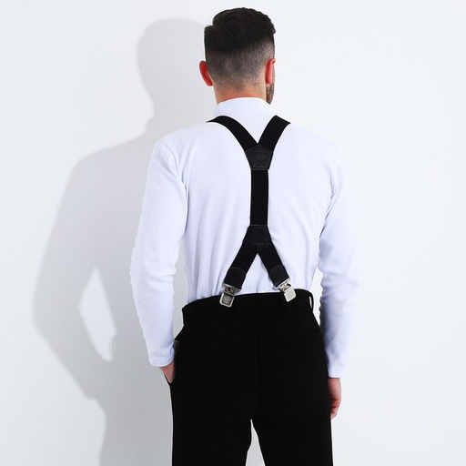 Подтяжки взрослые, ширина 4 см, цвет чёрный - Simaland фото 4