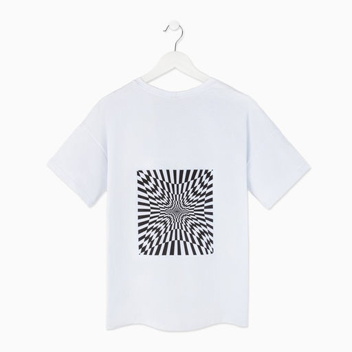 Футболка женская MINAKU Abstraction, белая, размер 48