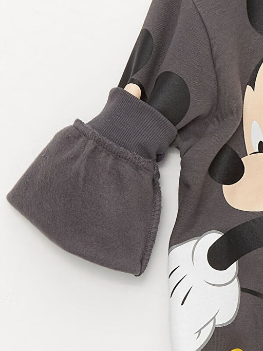 Bisiklet Yaka Mickey Mouse Bask?l? Uzun Kollu K?z ?ocuk Sweatshirt - Waikiki фото 3