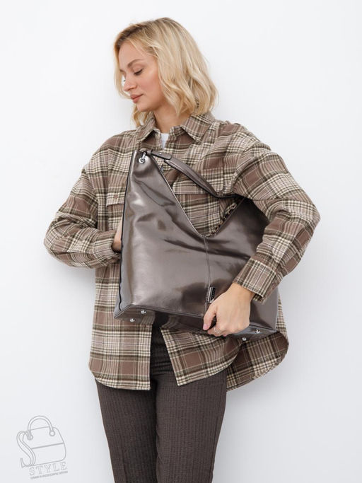 Сумка женская кожаная 98380-1SP bronze Velina Fabbiano-Safena