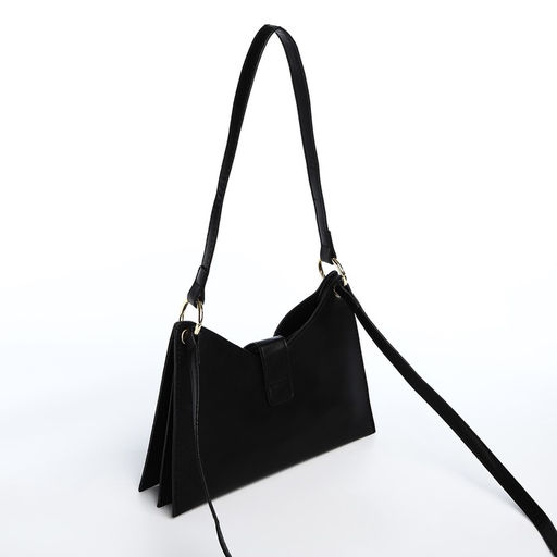 Сумка-мессенджер на молнии, цвет чёрный - Simaland фото 5