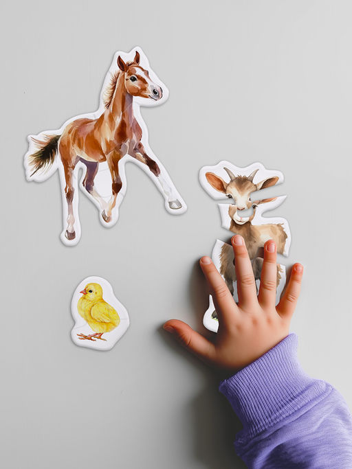 ФРЕЯ PZL-BК-009 Пазлы для малышей Малыши с фермы 25 элемент