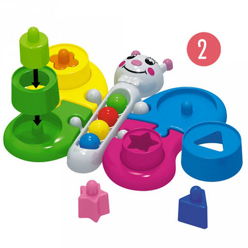 Игрушка "Логическая "Бабочка" 25,5х23,5х6см, полипропилен, на картоне в ту пленке, "Stellar" (Россия)