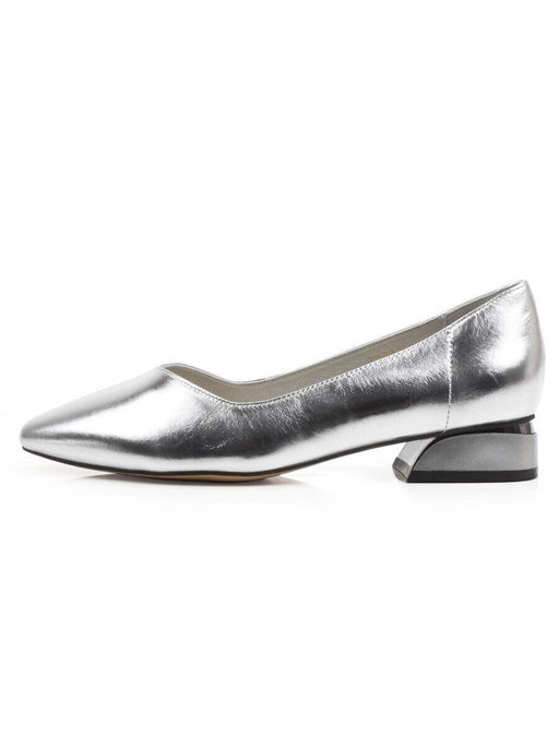 06-728-2MT GREY/SILVER Туфли женские (натуральная кожа)