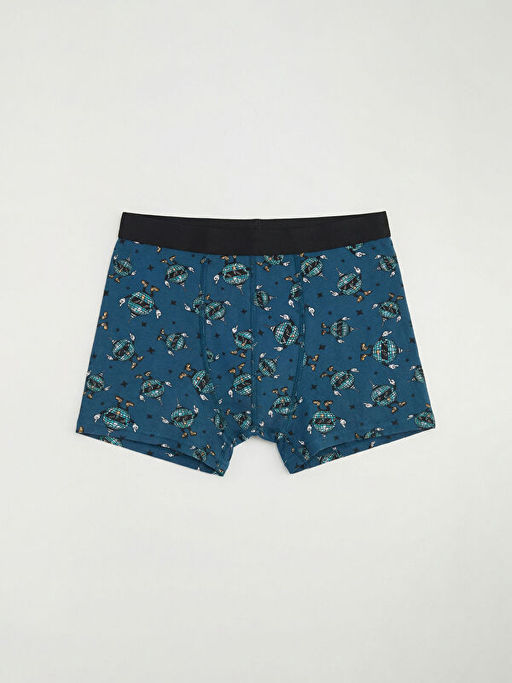 Standart Kal?p Pamuklu Esnek Erkek Boxer 3l?