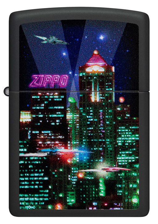 Зажигалка ZIPPO Кибергород | Cyber City 48506  фото 2