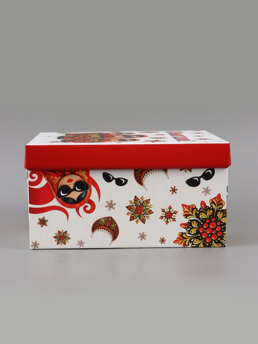 Коробка подарочная, складная 31.2×25.6×16.1 см «Русский стиль»