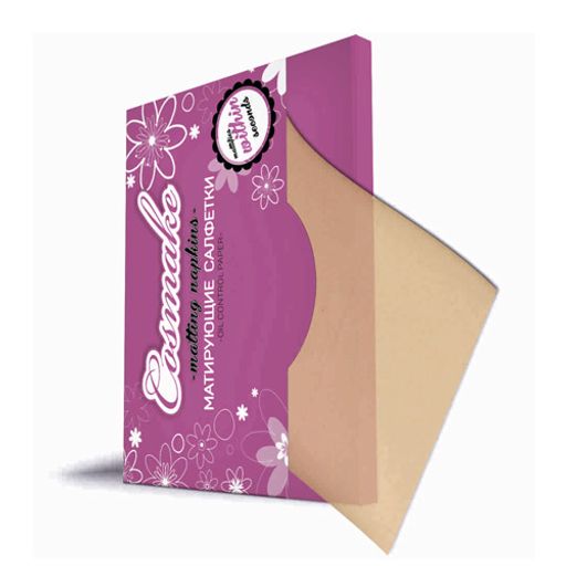Матирующие салфетки Cosmake уп. 30 шт.