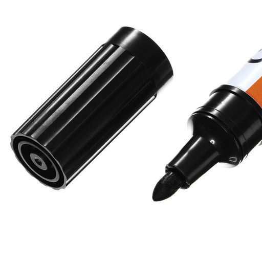 Цена за 10 шт. Маркер перманентный Calligrata, чёрный, двухсторонний, узел 5.0 мм/3.0 мм