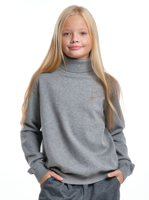 Джемпер (водолазка) 33-12240 т.серый