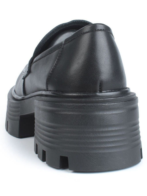 03-C1805-1 BLACK Лоферы женские (натуральная кожа)