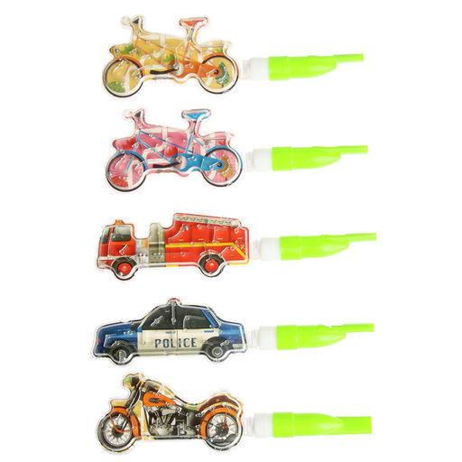 Цена за 12 шт. Головоломка «Транспорт» со свистком, виды МИКС