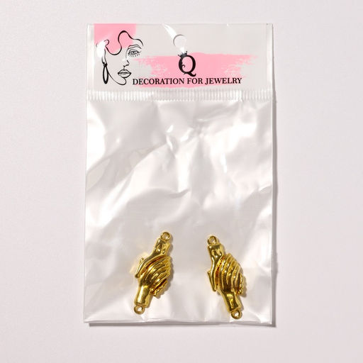 Замок магнитный Руки (набор 2 шт.), цвет золото