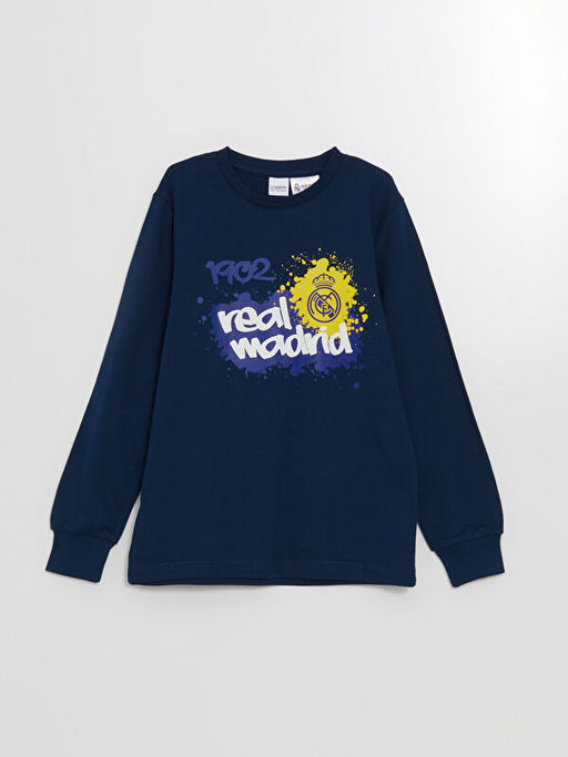 Bisiklet Yaka Real Madrid Erkek ?ocuk Pijama Tak?m? - Waikiki фото 2