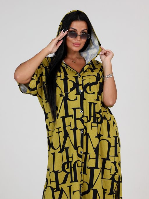 5116 ПЛАТЬЕ ЖЕНСКОЕ (Горчичный) - А-дина фото 6