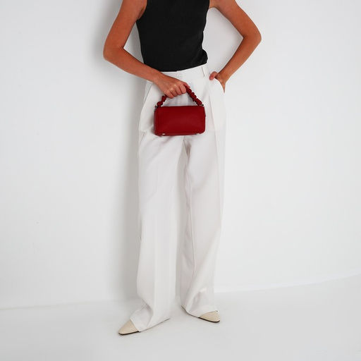 Сумка-багет на молнии, цвет красный - Simaland фото 10