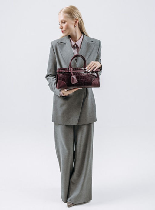 Сумка Lanotti CROCO LINE 8346/фиолетовый