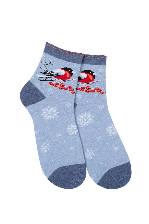 Носки женские Снегири (набор 3 пары)
