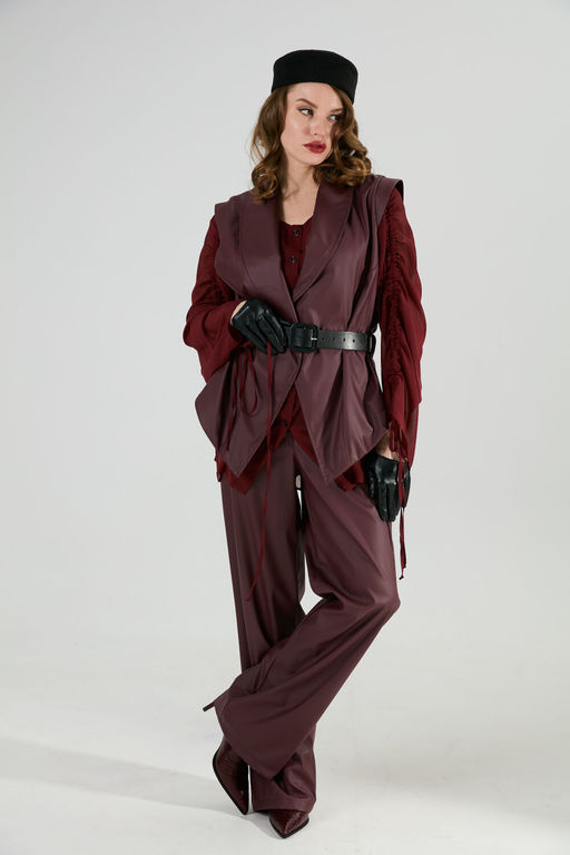 Жилет NIKVA н1027-2 бордо