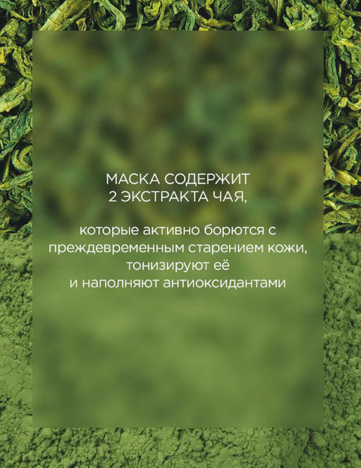 Увлажняющая маска-концентрат для лица с чаем матча и голубой водорослью 50мл - Mystic lake фото 5