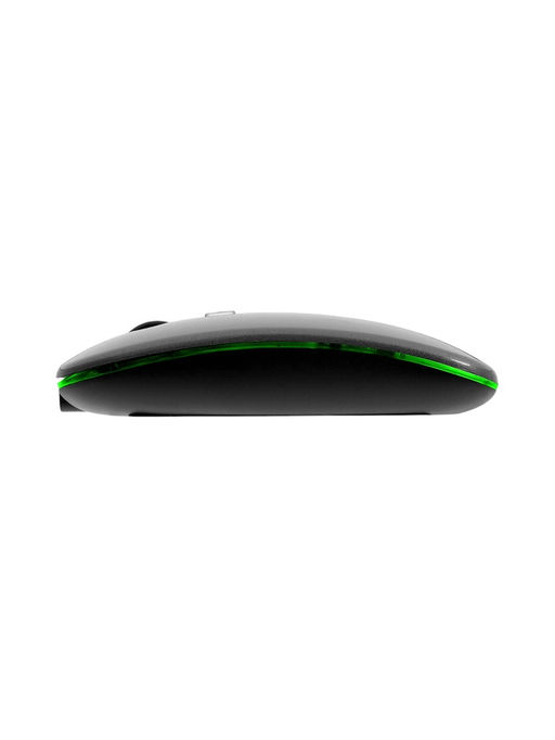 Мышь MB-2.4 беспроводная, оптическая, подсветка, 800-1600 dpi, USB, Bluetooth, серая