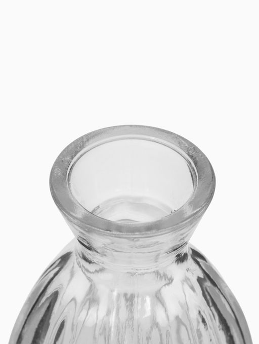 Ваза «Миниатюра», h=8-13 см, набор 12 шт., стекло, прозрачная