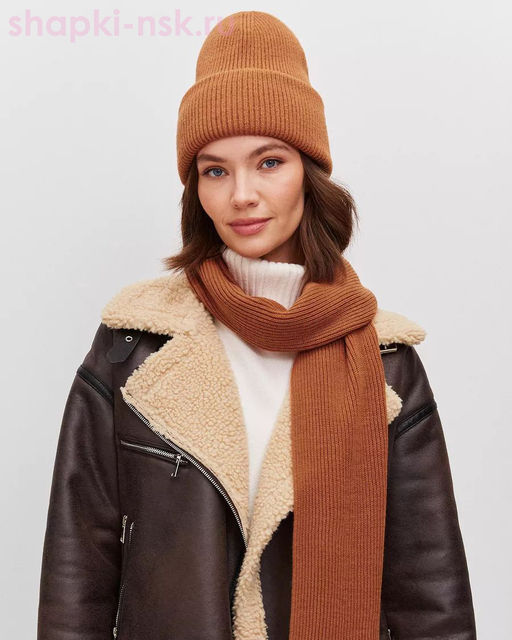 144 KWH Комплект женский (колпак+шарф) (56-58)