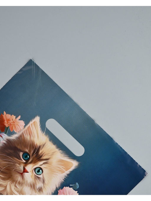 Цена за 20 шт. Пакет подарочный Нежного 8 Марта, полиэтиленовый с вырубной ручкой, 30?40 см, 50 мкм