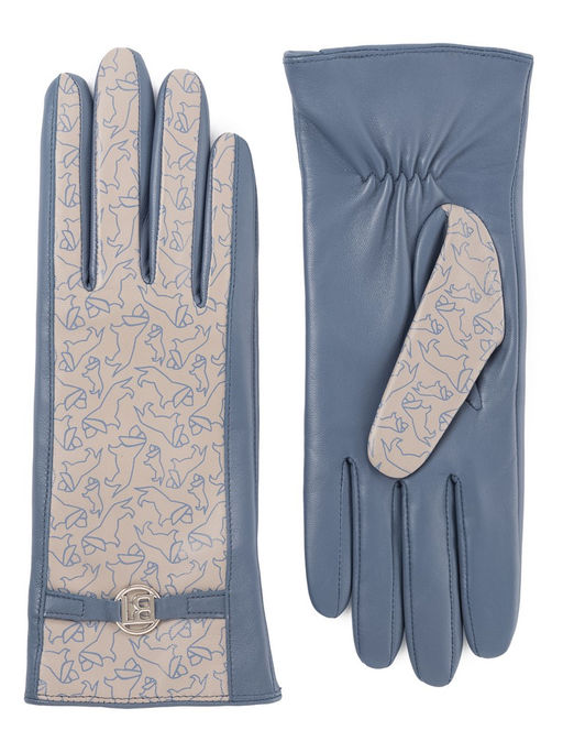 Перчатки жен п/ш LB-2534 black-beige - Labbra фото 2