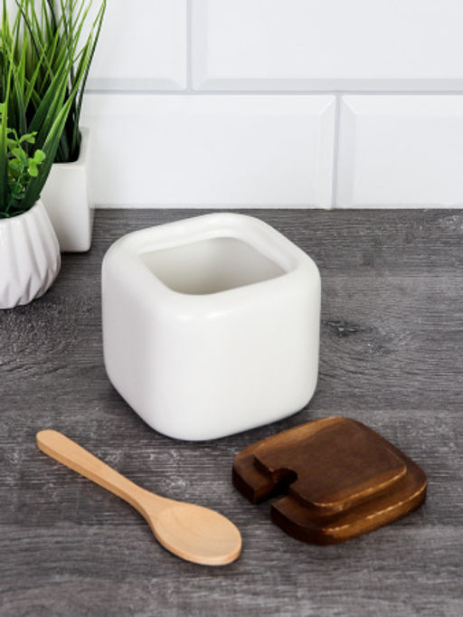 Набор для специй 2 предмета с ложкой 450 мл / CF445-2 /уп 36/ на подставке - Галеонтрейд фото 5