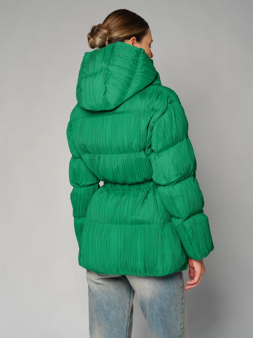 Куртка женская 12411-22048 green - Eleganzza фото 3