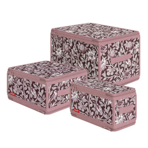 VAL OV-ZIP-LMS Набор кофров д/хран. с молн. 3шт.,40*30*25см, 30*28*15см,30*15*15см,OPUS ROMANO VENUS, шт