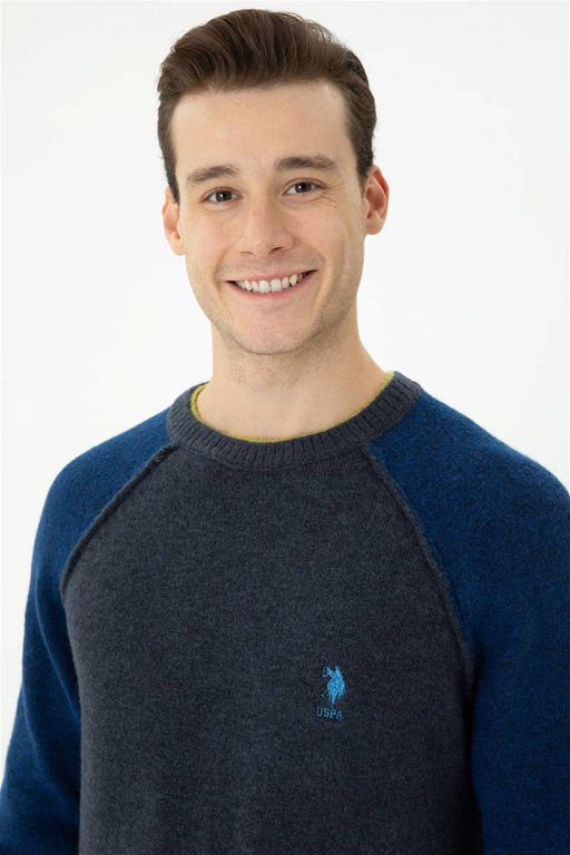 U. S. Polo Assn Мужской темно-синий свитер - U.s. polo assn фото 10