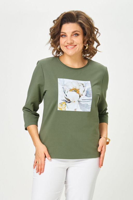 Джемпер Rumoda 2282 зеленый  фото 7