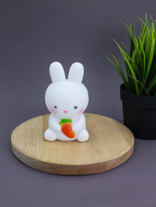 Ночник iLikeGift "Bunny carrot", white (12*6.5 см)