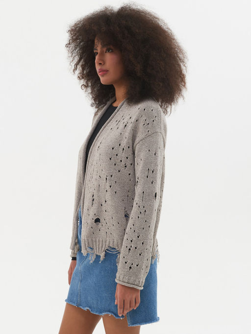 Кардиган л1342 бежевый - Стим фото 26