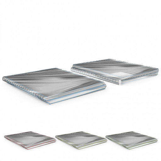 Цена за 12 шт. Тетрадь общая ученическая на спирали ErichKrause Accent, А4, 120 листов, клетка, ламинация глянцевая, структурное тиснение лён  фото 18