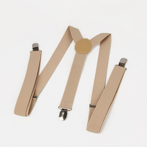 Подтяжки взрослые, ширина 2.5 см, цвет бежевый - Simaland фото 4