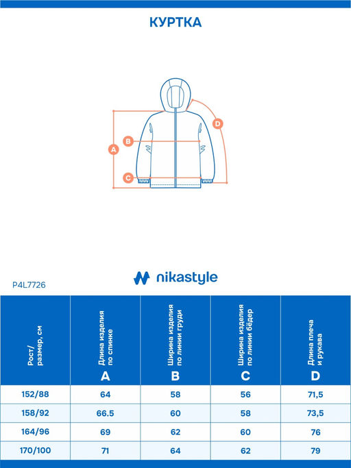 Ветровка п4л7726 деним
