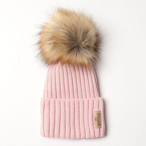 Шапка детская MINAKU, размер 48-50, розовая
