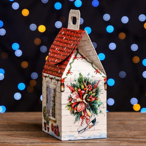 Цена за 5 шт. Подарочная коробка Домик Тёплая сказка,9,1 х 7 х 15,7 см - Simaland фото 9