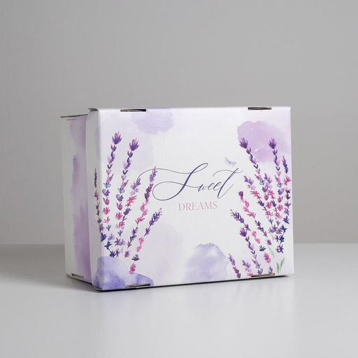 Коробка подарочная складная, упаковка, «Лаванда», 31×25.5×16 см