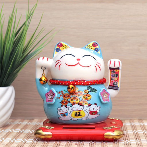 Фигурка Кот манэки-нэко 12х12х13,5 см / 0617-20 /уп 36/на солнечной батарее - ГалеонТрейд фото 11