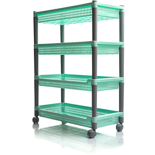 Этажерка узкая 4-полки Флер арт. С384 - Bella Cucina фото 3